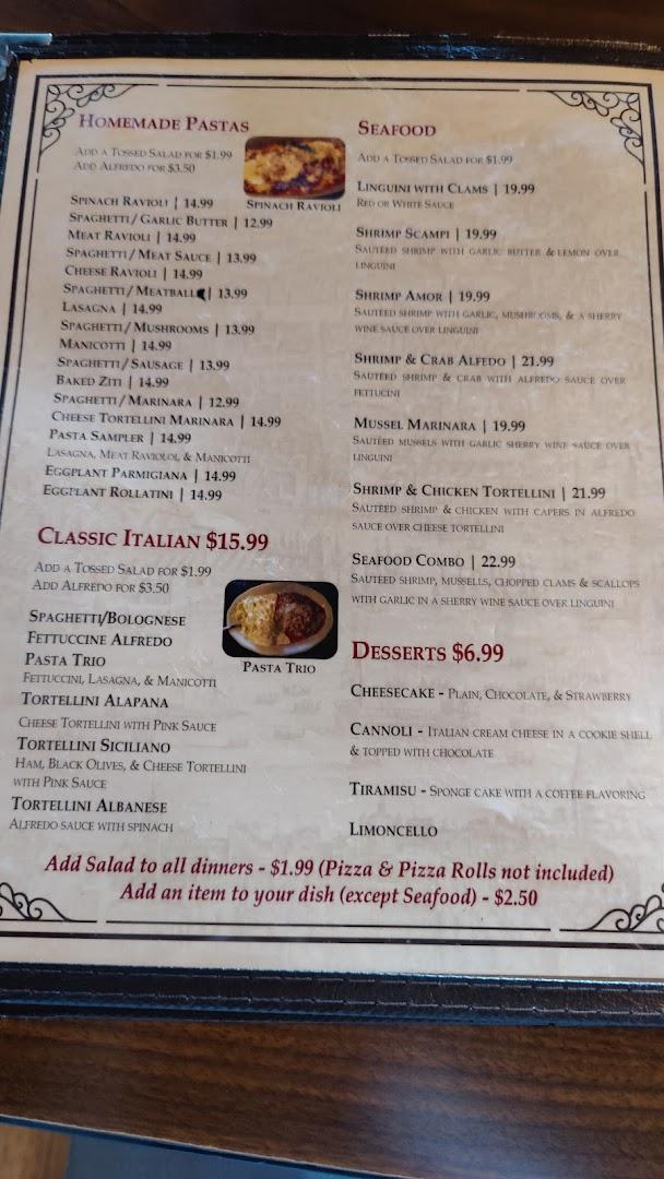 Joe's Pizza & Pasta Italian Grill.